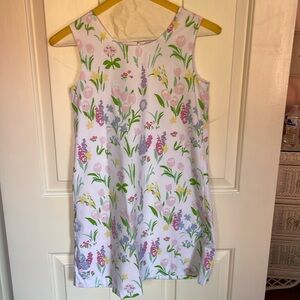 The Beaufort Bonnet Company Floral Kids Dress - White and Pink